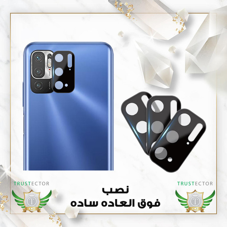 محافظ لنز دوربین تراستکتور مدل LENSFT مناسب برای گوشی موبایل شیائومی Poco M3 Pro 4G / Poco M3 Pro 5G / Redmi Note 10 5G / Redmi Note 10T 5G
