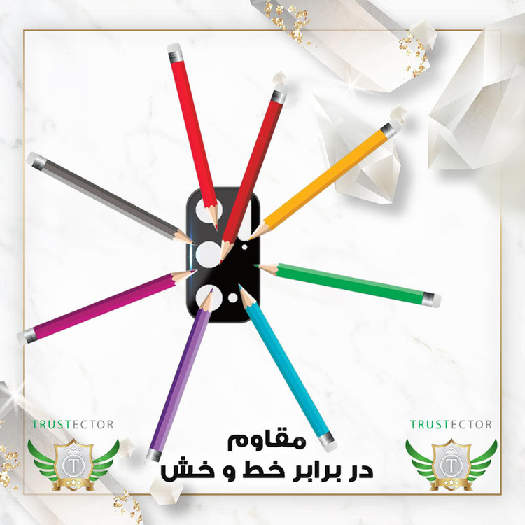 محافظ لنز دوربین تراستکتور مدل LENSFT مناسب برای گوشی موبایل شیائومی Poco M3 Pro 4G / Poco M3 Pro 5G / Redmi Note 10 5G / Redmi Note 10T 5G