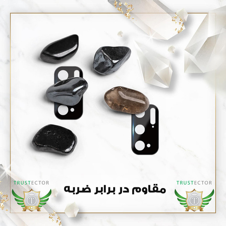 محافظ لنز دوربین تراستکتور مدل LENSFT مناسب برای گوشی موبایل شیائومی Poco M3 Pro 4G / Poco M3 Pro 5G / Redmi Note 10 5G / Redmi Note 10T 5G