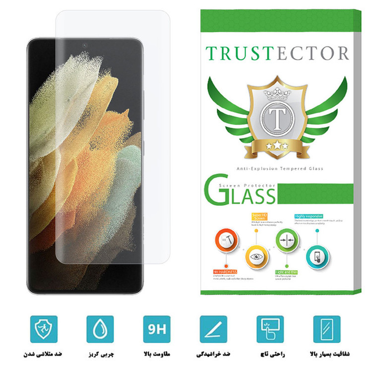 محافظ صفحه نمایش یووی لایت تراستکتور مدل NUV-T مناسب برای گوشی موبایل سامسونگ Galaxy S21 Ultra
