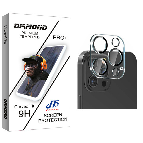 محافظ لنز دوربین جی اف مدل Diamond Glass FLL مناسب برای گوشی موبایل اپل iPhone 13 pro