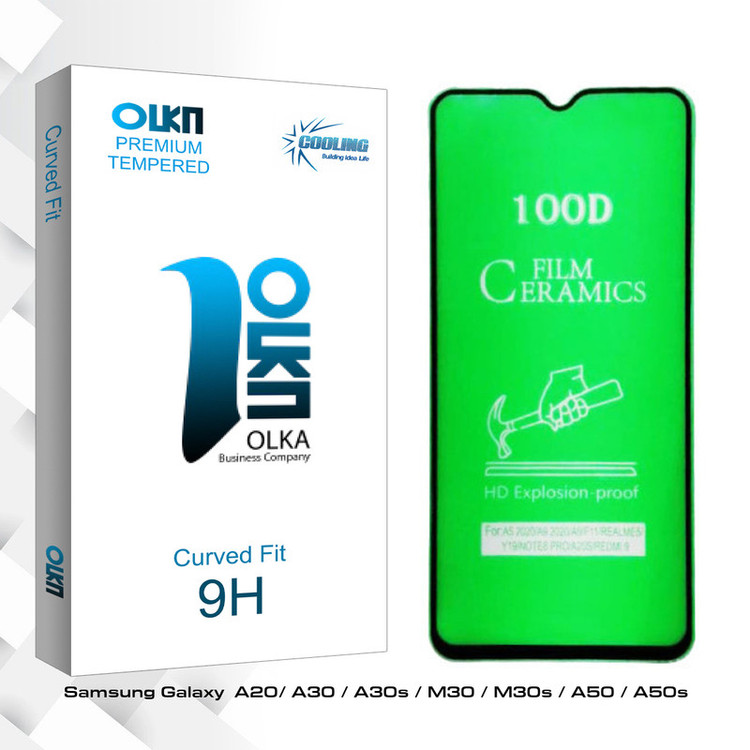 محافظ صفحه نمایش سرامیکی کولینگ مدل Olka glass مناسب برای گوشی موبایل سامسونگ Galaxy A20/ A30 / A30s / M30 / M30s / A50 / A50s