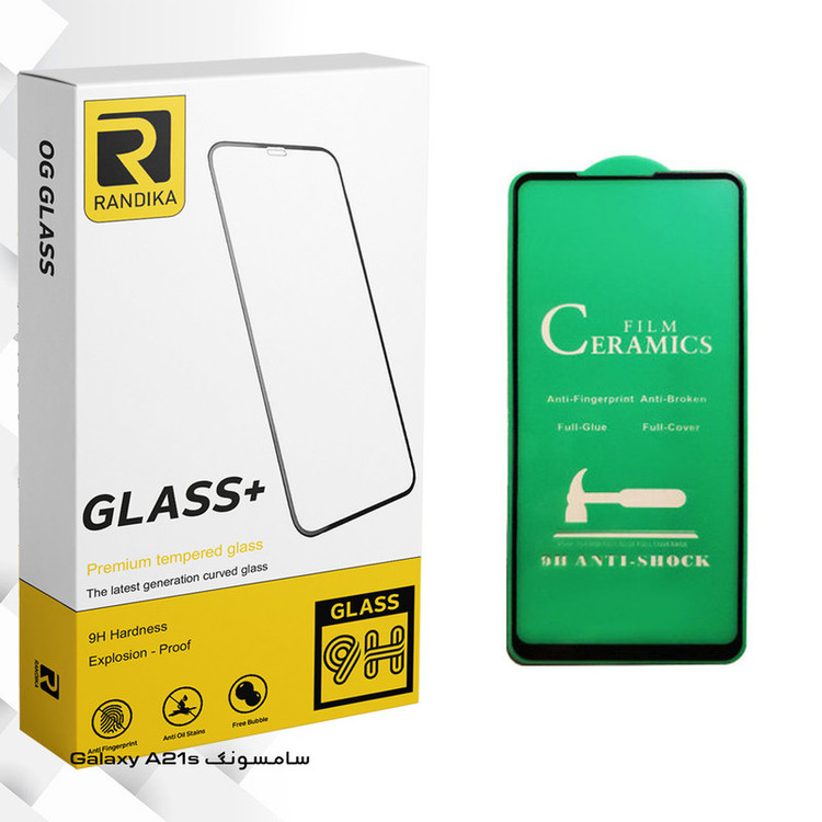 محافظ صفحه نمایش سرامیکی راندیکا مدل GLD مناسب برای گوشی موبایل سامسونگ Galaxy A21s