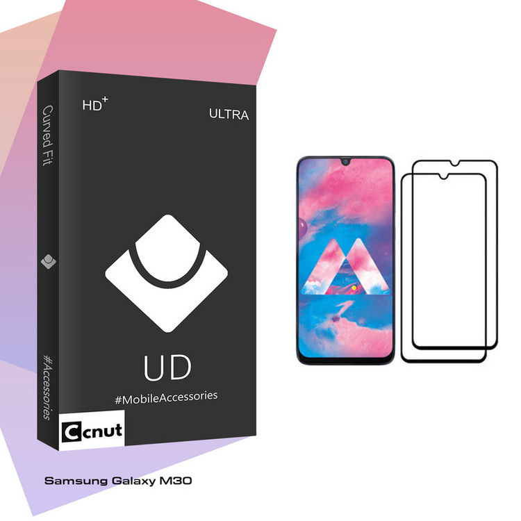 محافظ صفحه نمایش کوکونات مدل UD Black مناسب برای گوشی موبایل سامسونگ Galaxy M30 بسته دو عددی
