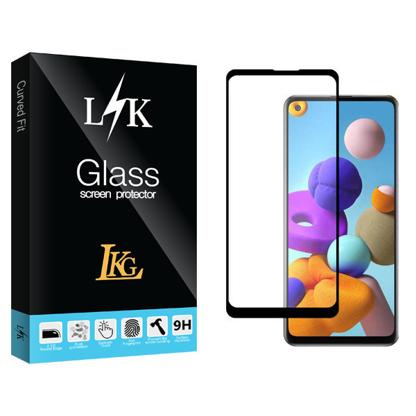 محافظ صفحه نمایش ال کا جی مدل LK Glass مناسب برای گوشی موبایل سامسونگ Galaxy A21s