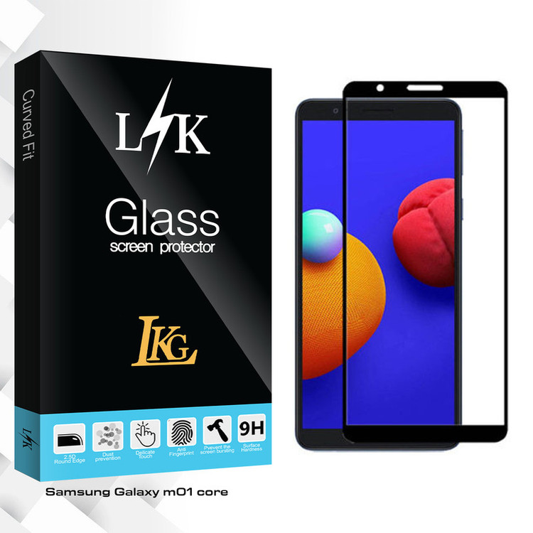 محافظ صفحه نمایش سرامیکی مات ال کا جی مدل LK Glass مناسب برای گوشی موبایل سامسونگ Galaxy m01 core