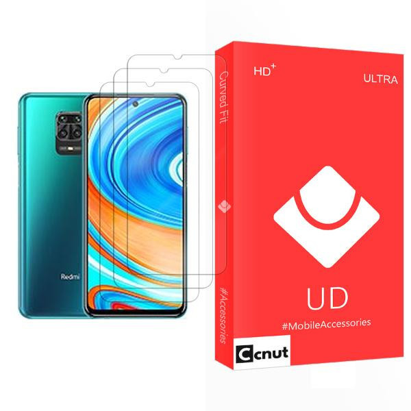 محافظ صفحه نمایش کوکونات مدل UD Ultra MIX003 مناسب برای گوشی موبایل شیائومی Redmi Note 9 Pro Max بسته سه عددی