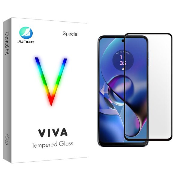 محافظ صفحه نمایش شیشه ای جانبو مدل Viva مناسب برای گوشی موبایل موتورولا Moto G54