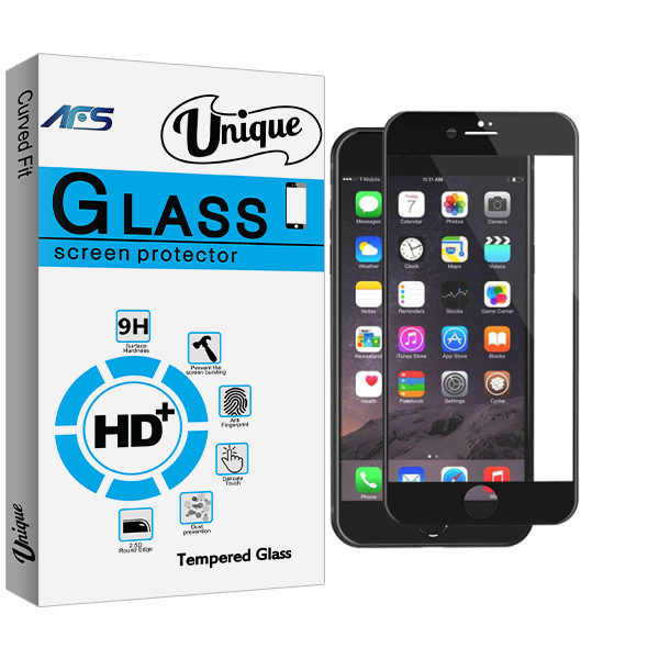 محافظ صفحه نمایش سرامیکی ای اف اس مدل Unique Glass مناسب برای گوشی موبایل اپل Iphone 6 / 6s plus
