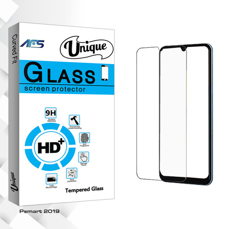 محافظ صفحه نمایش شیشه ای ای اف اس مدل Unique Glass مناسب برای گوشی موبایل هوآوی Psmart 2019