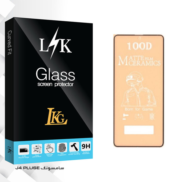 محافظ صفحه نمایش مات ال کا جی مدل LK Glass مناسب برای گوشی موبایل سامسونگ Galaxy J4 PLUSE