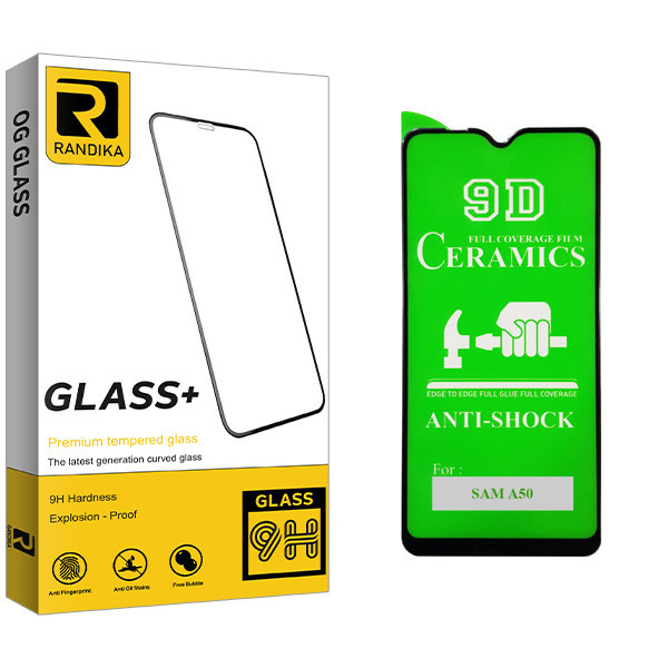 محافظ صفحه نمایش 9D راندیکا مدل GLD مناسب برای گوشی موبایل سامسونگ Galaxy A50