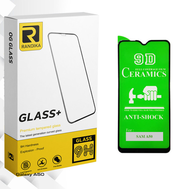 محافظ صفحه نمایش 9D راندیکا مدل GLD مناسب برای گوشی موبایل سامسونگ Galaxy A50