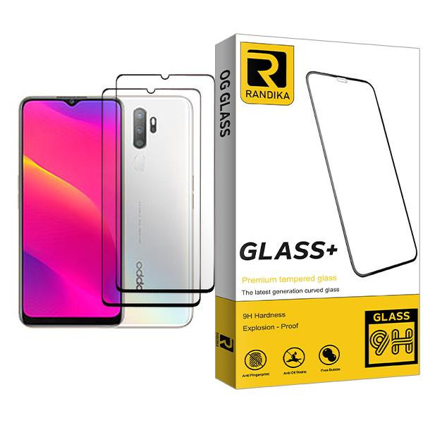 محافظ صفحه نمایش راندیکا مدل Glass MIX002 مناسب برای گوشی موبایل اوپو A5 (2020) بسته دو عددی