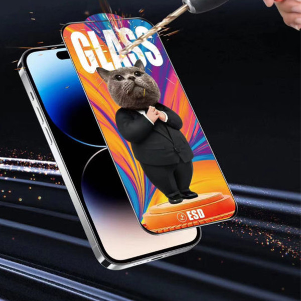 محافظ صفحه نمایش ال کا جی مدل LKK CAT مناسب برای گوشی موبایل سامسونگ Galaxy A54 5G