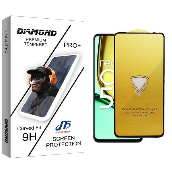 محافظ صفحه نمایش جی اف مدل Diamond OG مناسب برای گوشی موبایل ریلمی C67