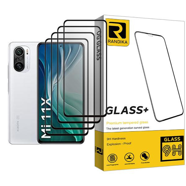 محافظ صفحه نمایش راندیکا مدل Randika Glass MIX004 مناسب برای گوشی موبایل شیائومی Mi 11X بسته چهار عددی
