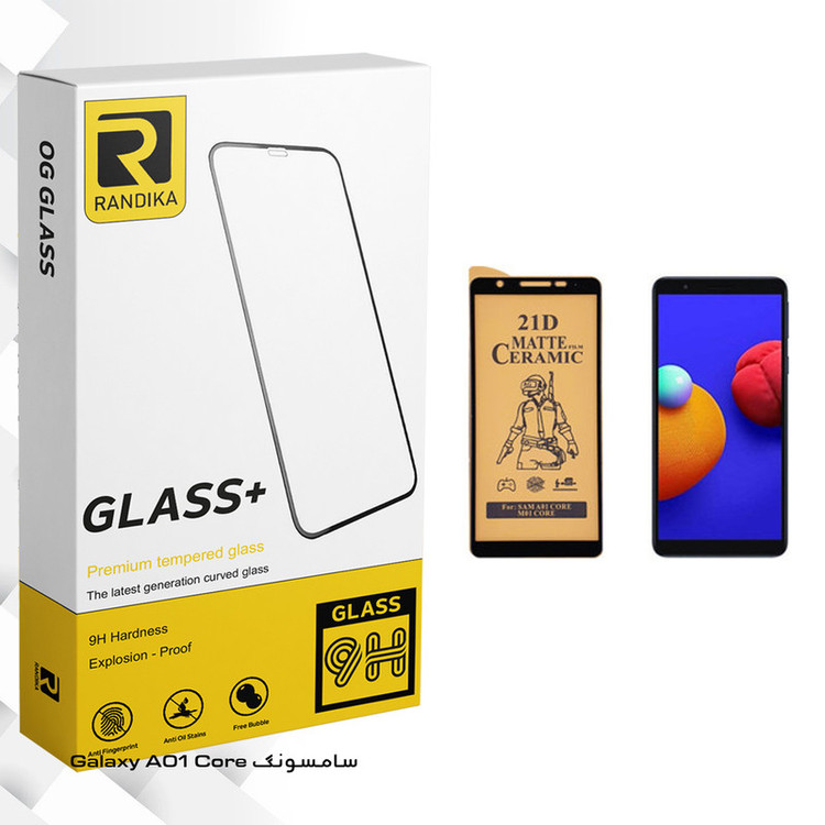 محافظ صفحه نمایش سرامیکی راندیکا مدل GLD مناسب برای گوشی موبایل سامسونگ Galaxy A01 Core