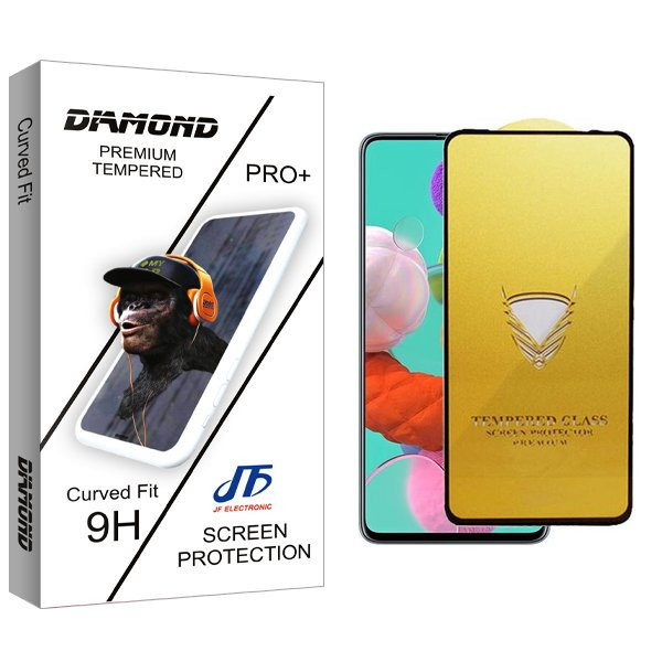 محافظ صفحه نمایش جی اف مدل Diamond OG مناسب برای گوشی موبایل سامسونگ Galaxy A51