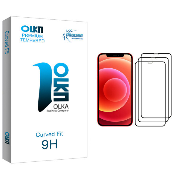 محافظ صفحه نمایش کولینگ مدل Olka glass مناسب برای گوشی موبایل اپل iPhone 12 mini بسته سه عددی