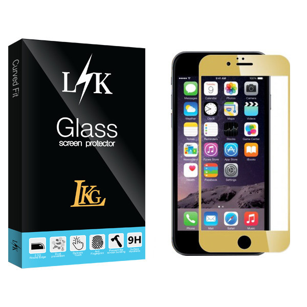 محافظ صفحه نمایش ال کا جی مدل LK Glass مناسب برای گوشی موبایل اپل Iphone 6 / 6s