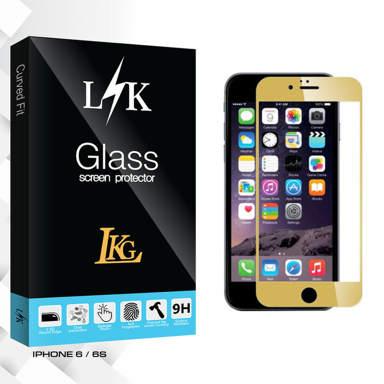 محافظ صفحه نمایش ال کا جی مدل LK Glass مناسب برای گوشی موبایل اپل Iphone 6 / 6s