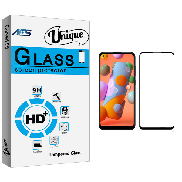 محافظ صفحه نمایش ای اف اس مدل Unique Glass مناسب برای گوشی موبایل سامسونگ Galaxy A11