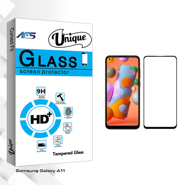 محافظ صفحه نمایش ای اف اس مدل Unique Glass مناسب برای گوشی موبایل سامسونگ Galaxy A11