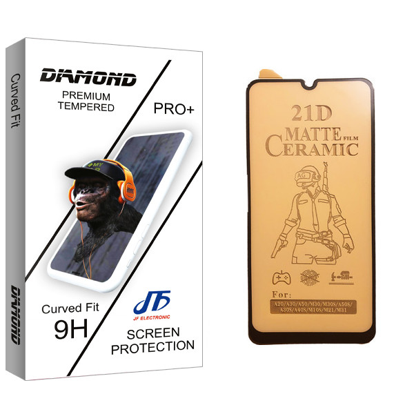 محافظ صفحه نمایش سرامیکی جی اف مدل Diamond glass مناسب برای گوشی موبایل سامسونگ Galaxy M31