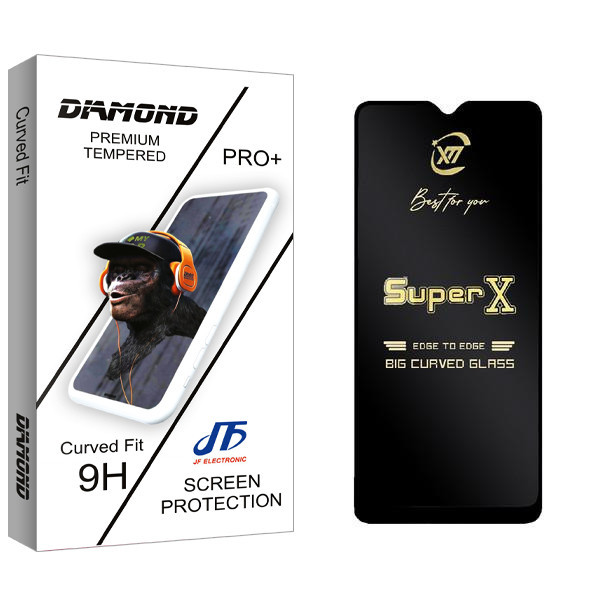 محافظ صفحه نمایش جی اف مدل Diamond SuperX مناسب برای گوشی موبایل سامسونگ Galaxy F13