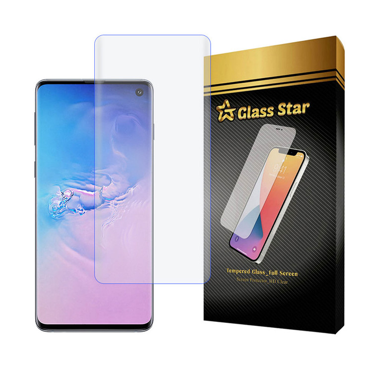 محافظ صفحه نمایش یووی گلس استار مدل UVLIGHTS مناسب برای گوشی موبایل سامسونگ Galaxy S10