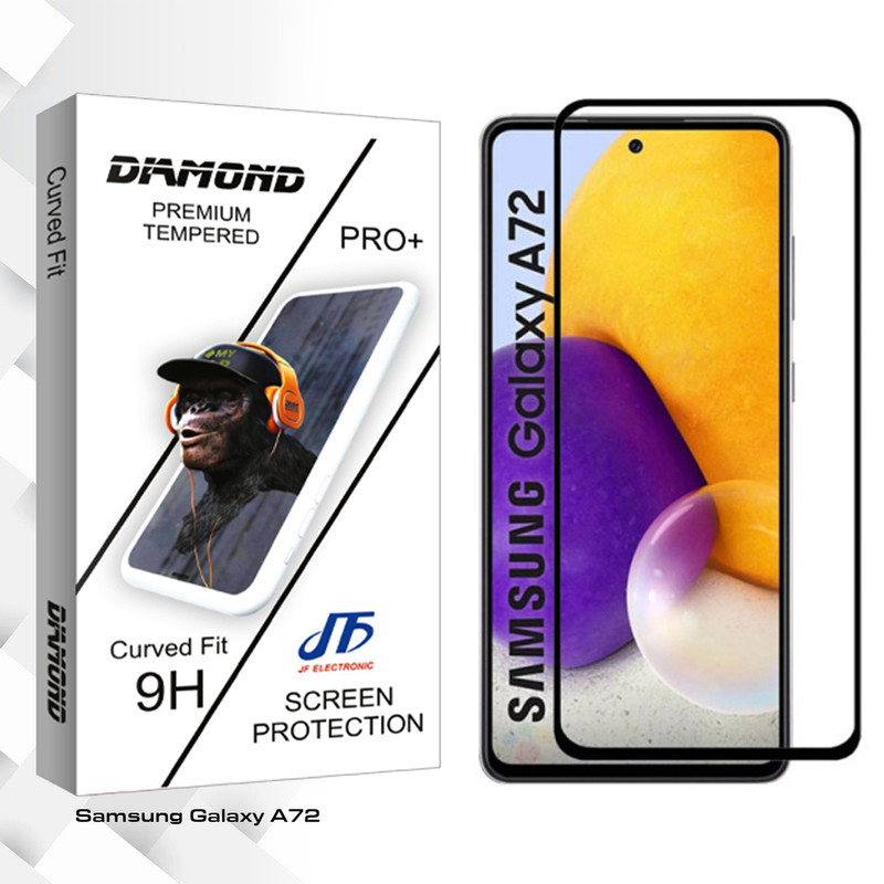 محافظ صفحه نمایش سرامیکی مات جی اف مدل Diamond glass مناسب برای گوشی موبایل سامسونگ Galaxy A72
