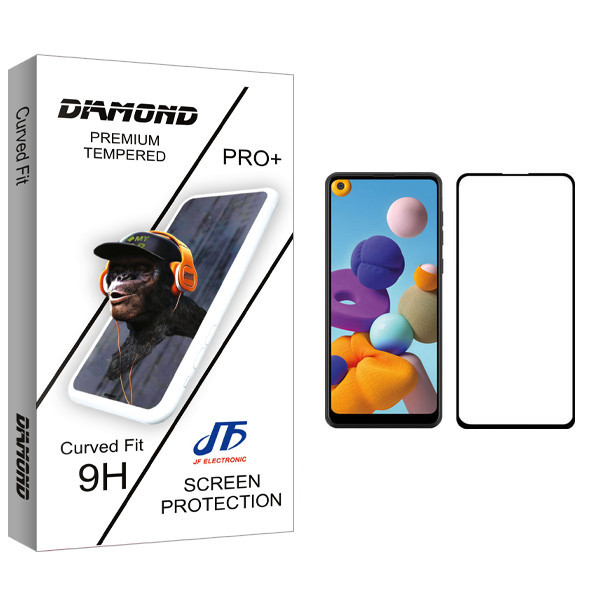 محافظ صفحه نمایش جی اف مدل Diamond glass مناسب برای گوشی موبایل سامسونگ Galaxy A21