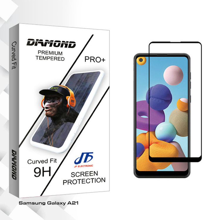 محافظ صفحه نمایش جی اف مدل Diamond glass مناسب برای گوشی موبایل سامسونگ Galaxy A21