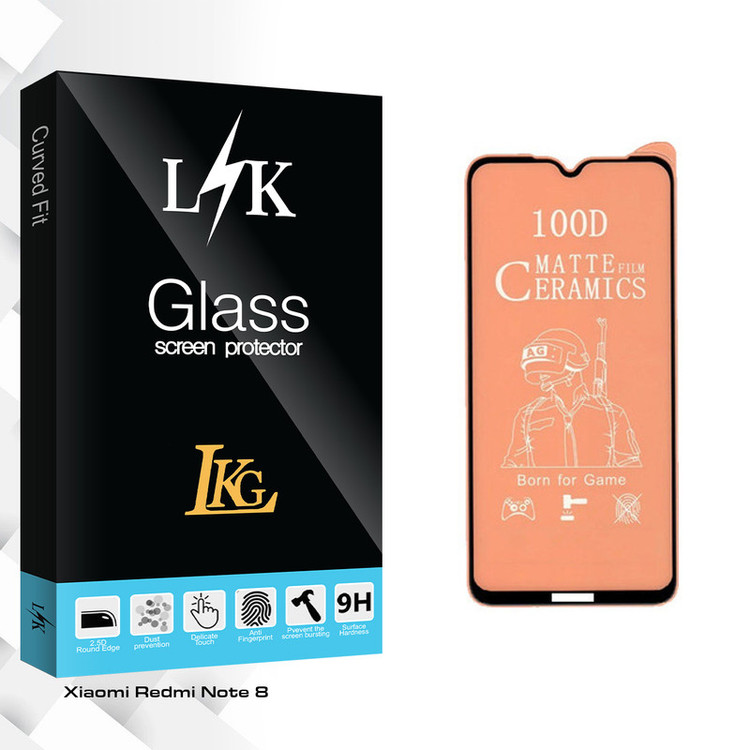 محافظ صفحه نمایش سرامیکی ال کا جی مدل LK Glass مناسب برای گوشی موبایل شیائومی Redmi Note 8