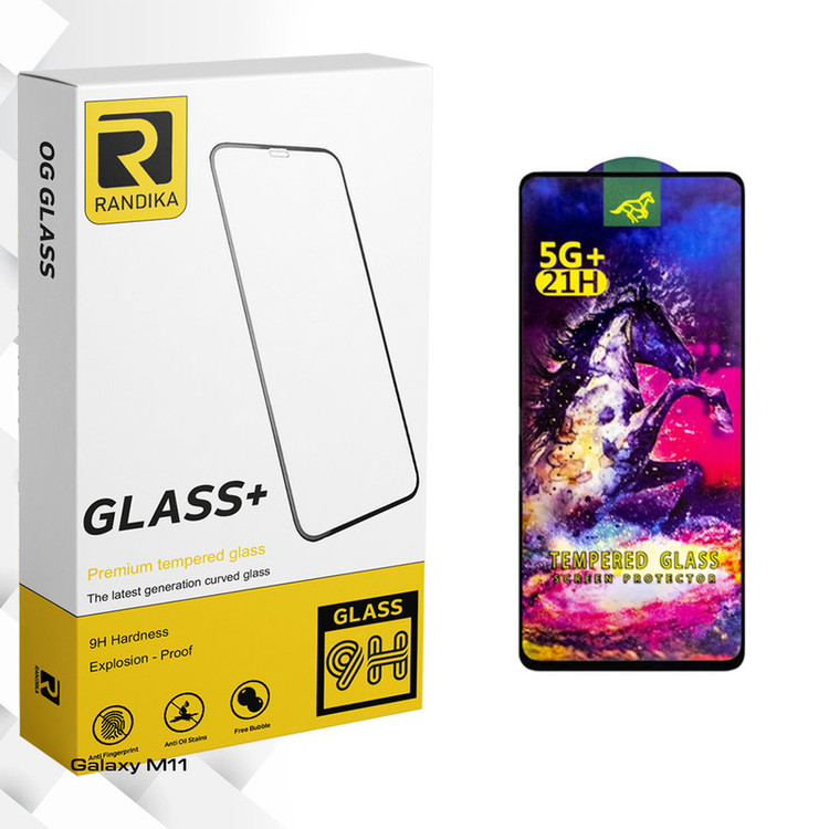 محافظ صفحه نمایش شیشه ای راندیکا مدل HORSE مناسب برای گوشی موبایل سامسونگ Galaxy M11