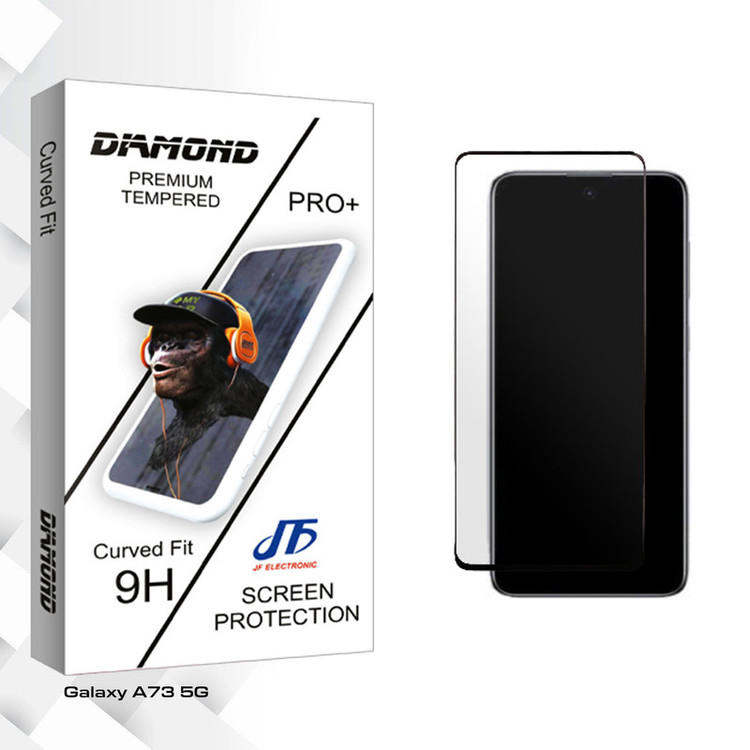 محافظ صفحه نمایش سرامیکی حریم شخصی جی اف مدل Diamond Glass NEW مناسب برای گوشی موبایل سامسونگ Galaxy A73 5G