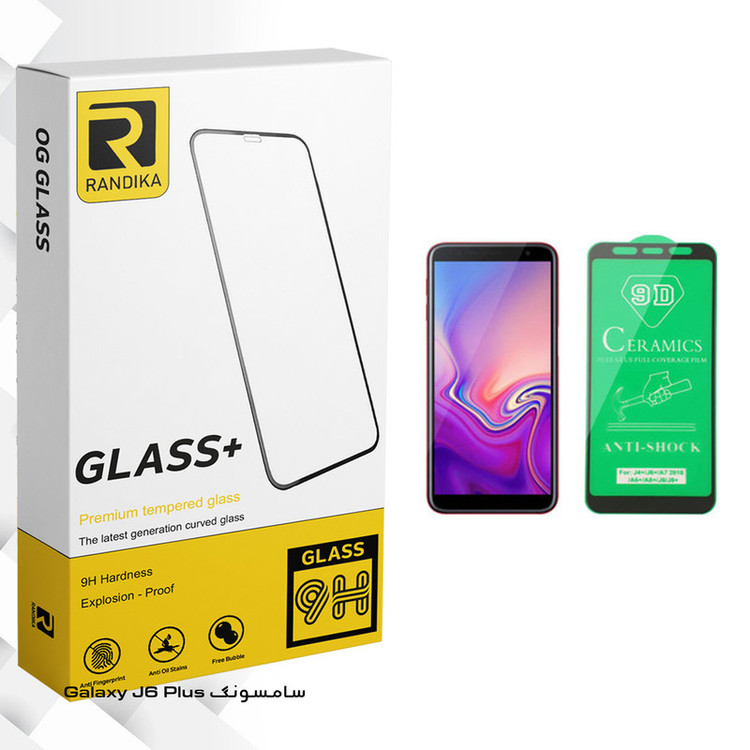 محافظ صفحه نمایش سرامیکی راندیکا مدل GLD مناسب برای گوشی موبایل سامسونگ Galaxy J6 Plus