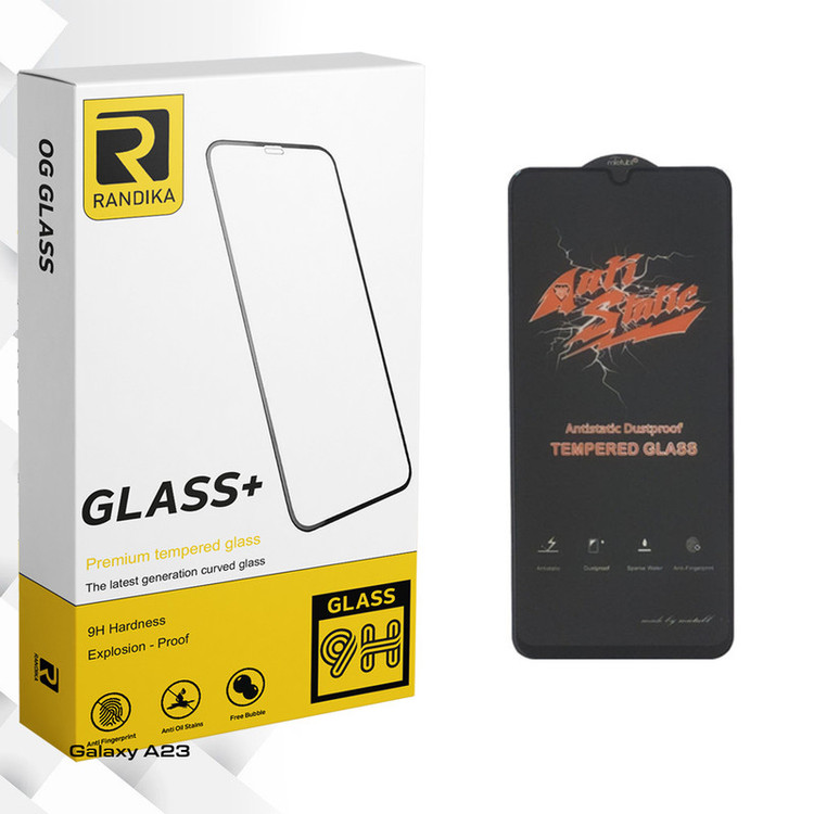 محافظ صفحه نمایش شیشه ای راندیکا مدل Randika Glass ANTI-STATIC مناسب برای گوشی موبایل سامسونگ Galaxy A23