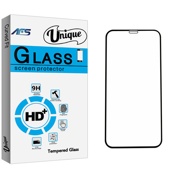 محافظ صفحه نمایش 5D ای اف اس مدل Unique Glass مناسب برای گوشی موبایل اپل iPhone xs max