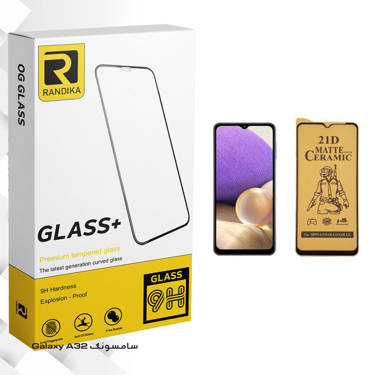 محافظ صفحه نمایش سرامیکی راندیکا مدل GLD مناسب برای گوشی موبایل سامسونگ Galaxy A32