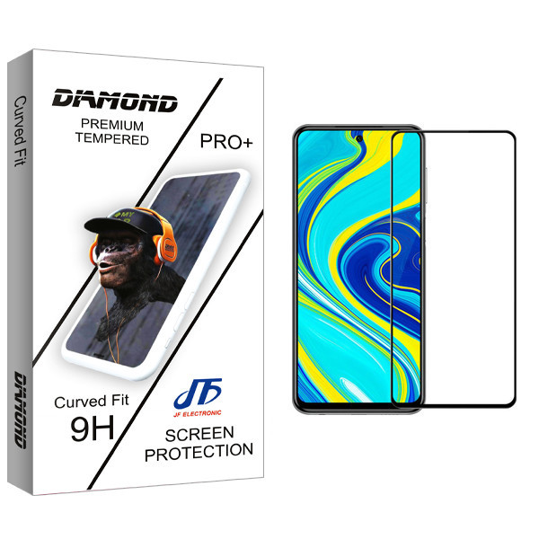 محافظ صفحه نمایش جی اف مدل Diamond glass مناسب برای گوشی موبایل شیائومی Redmi note9s