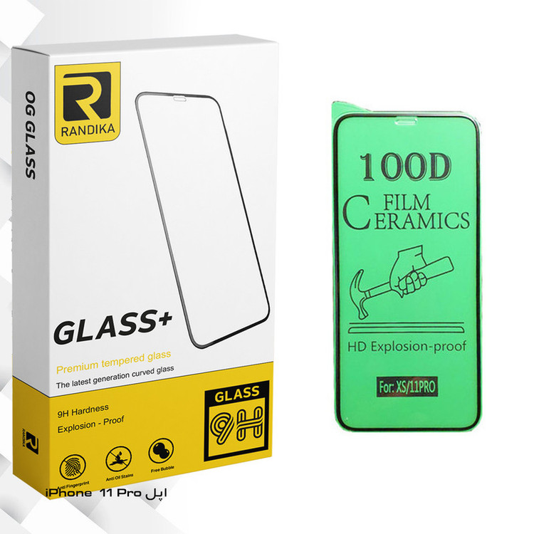 محافظ صفحه نمایش سرامیکی راندیکا مدل GLD مناسب برای گوشی موبایل اپل iPhone 11 Pro
