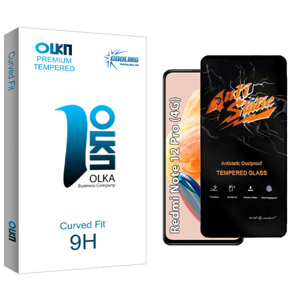 محافظ صفحه نمایش کولینگ مدل Olka Antistatic مناسب برای گوشی موبایل شیائومی Redmi note 12 Pro 4G