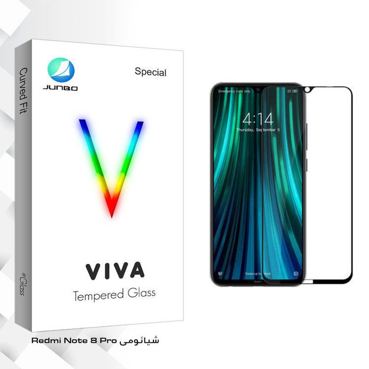 محافظ صفحه نمایش جانبو مدل Viva Glass مناسب برای گوشی موبایل شیائومی Redmi Note 8 Pro