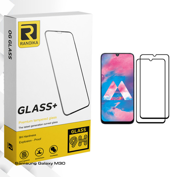 محافظ صفحه نمایش راندیکا مدل GLD مناسب برای گوشی موبایل سامسونگ Galaxy M30 بسته دو عددی