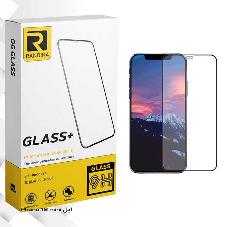 محافظ صفحه نمایش سرامیکی راندیکا مدل GLD مناسب برای گوشی موبایل اپل iPhone 12 mini