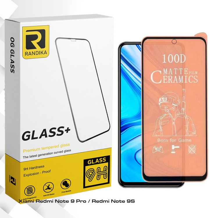 محافظ صفحه نمایش مات راندیکا مدل GLD مناسب برای گوشی موبایل شیائومی Redmi Note 9 pro/ Note 9S