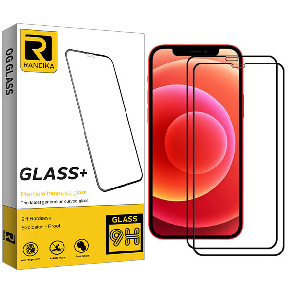 محافظ صفحه نمایش سرامیکی راندیکا مدل GLD مناسب برای گوشی موبایل اپل Iphone 12Pro بسته دو عددی