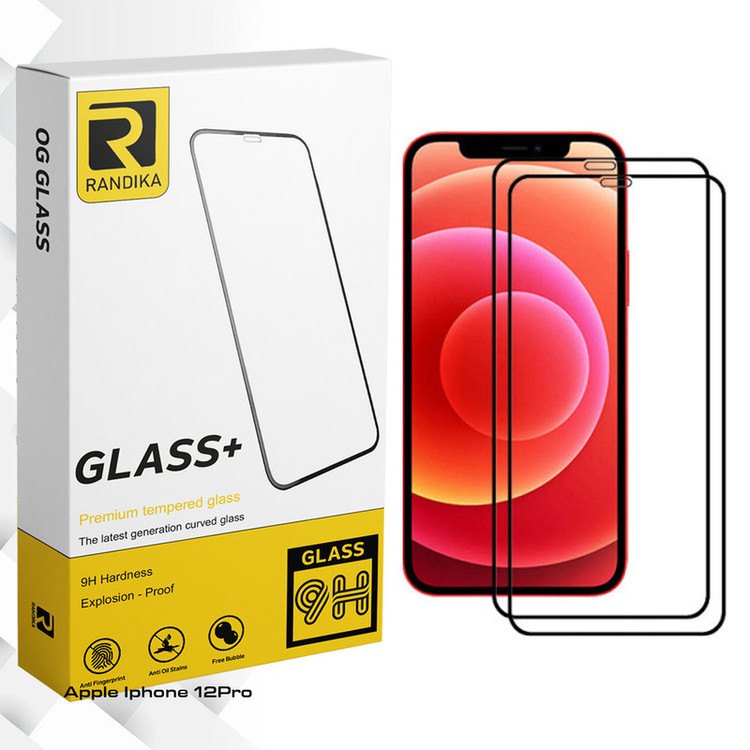 محافظ صفحه نمایش سرامیکی راندیکا مدل GLD مناسب برای گوشی موبایل اپل Iphone 12Pro بسته دو عددی